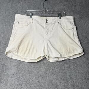 Denizen by Levi's Shorts Women's Size 18 White Cotton
